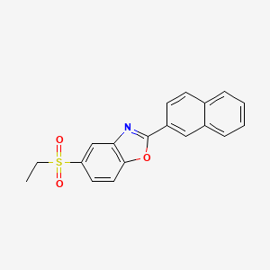 Chemical structure of Ezutromid