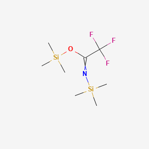 Chemical structure of Bis(trimethylsilyl)trifluoroacetamide