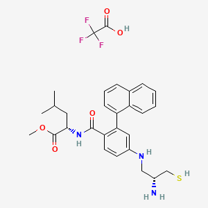 Chemical structure of GGTI298 Trifluoroacetate
