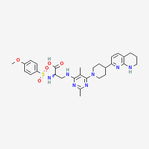 Chemical structure of GLPG0187