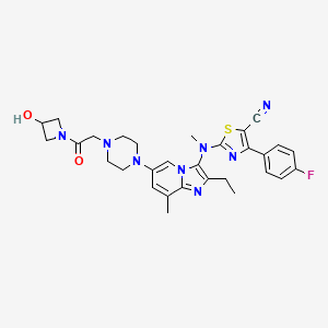 Chemical structure of GLPG1690