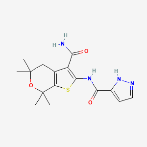Chemical structure of GLPG1837