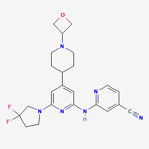 Chemical structure of GNE-3511