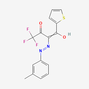 Chemical structure of GR148672X