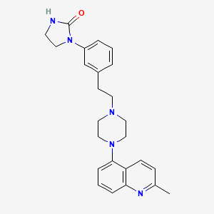 Chemical structure of GSK163090