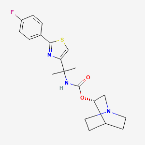Chemical structure of Ibiglustat