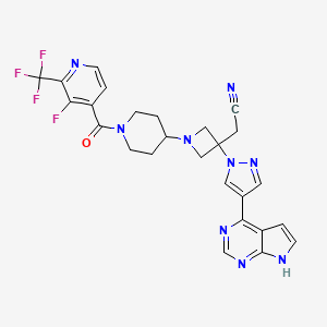 Chemical structure of Itacitinib