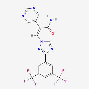 Chemical structure of Eltanexor, (Z)-