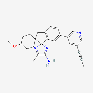 Chemical structure of Lanabecestat