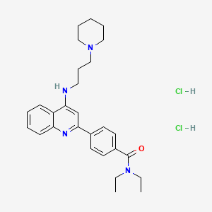 Chemical structure of LMPTP INHIBITOR 1 dihydrochloride