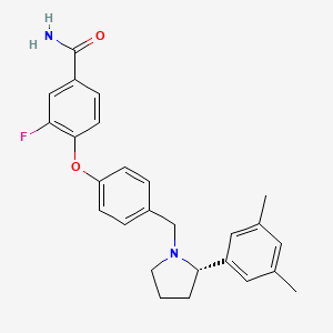 Chemical structure of CERC-501