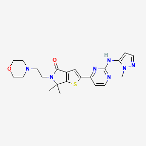 Chemical structure of LY3214996