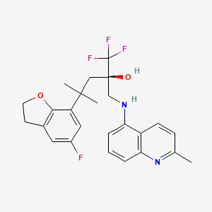 Chemical structure of Mapracorat