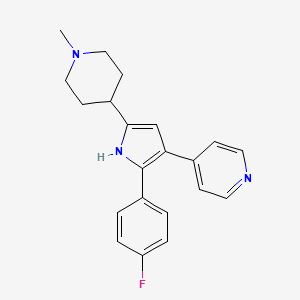 Chemical structure of MBP146-78