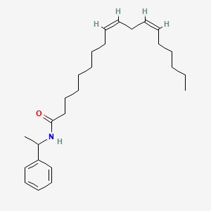 Chemical structure of Melinamide