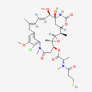 Chemical structure of Mertansine