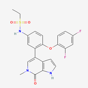 Chemical structure of Mivebresib