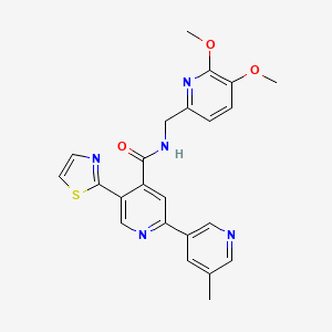 Chemical structure of MK-3697