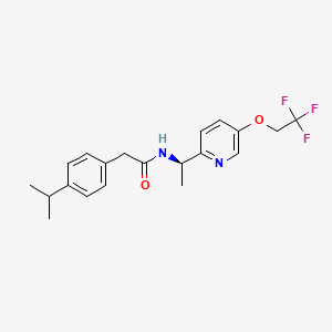 Chemical structure of MK-8998