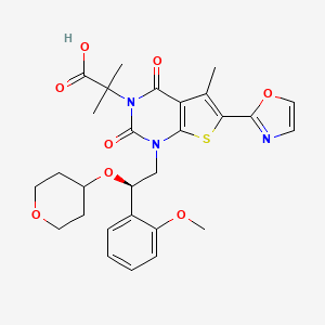 Chemical structure of Firsocostat