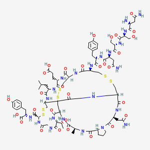 Chemical structure of GROWTH HORMONE, HUMAN