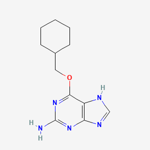 Chemical structure of NU2058