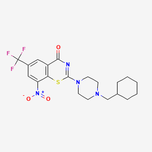 Chemical structure of PBTZ169