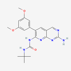 Chemical structure of PD-166866