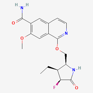 Chemical structure of PF06650833