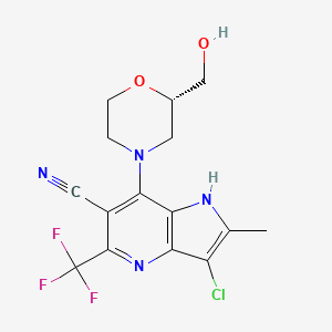 Chemical structure of PF-06869206