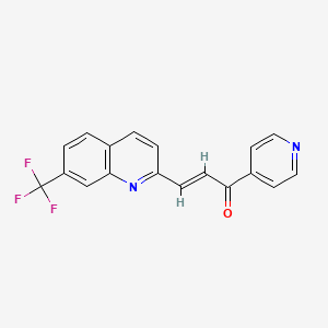 Chemical structure of PFK-158