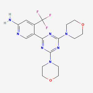 Chemical structure of PQR309