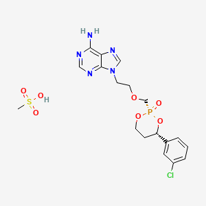 Chemical structure of Pradefovir mesylate