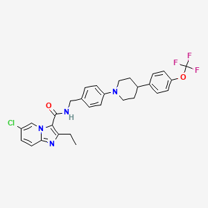 Chemical structure of Q203