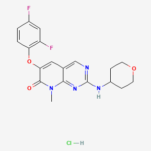 Chemical structure of R1487 Hydrochloride