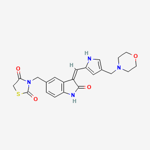 Chemical structure of S49076