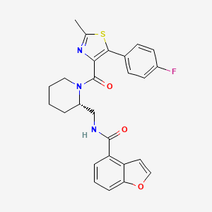 Chemical structure of SB-649868