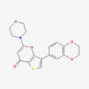 Chemical structure of SF2523