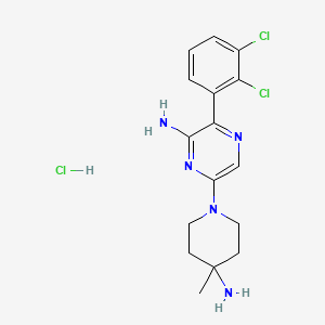 Chemical structure of SHP099 hydrochloride