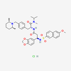 Chemical structure of SSR240612