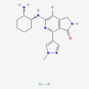 Chemical structure of TAK-659 hydrochloride