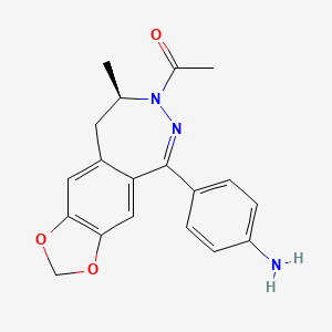 Chemical structure of Talampanel