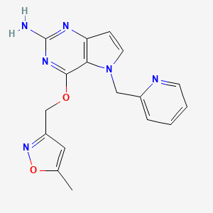 Chemical structure of TLR7-agonist-1