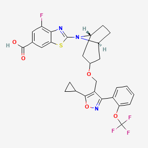 Chemical structure of Tropifexor