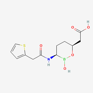 Chemical structure of Vaborbactam