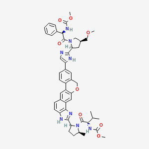 Chemical structure of Velpatasvir