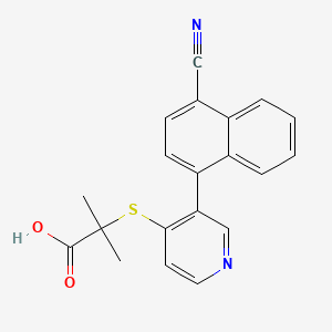 Chemical structure of Verinurad