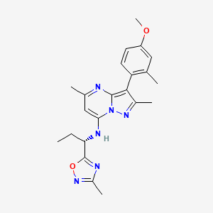 Chemical structure of Verucerfont