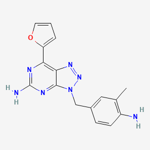 Chemical structure of Vipadenant