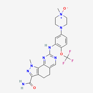 Chemical structure of XMD-17-51 Trifluoroacetate